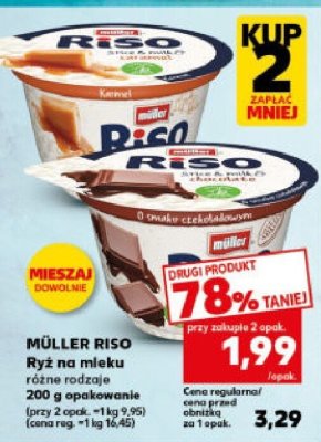 Ryż na mleku Riso różne rodzaje promocja w Kaufland