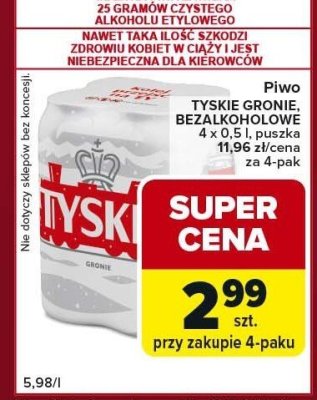 Piwo promocja w Carrefour Express