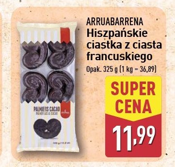 Ciastka hiszpańskie z ciasta francuskiego promocja w Aldi