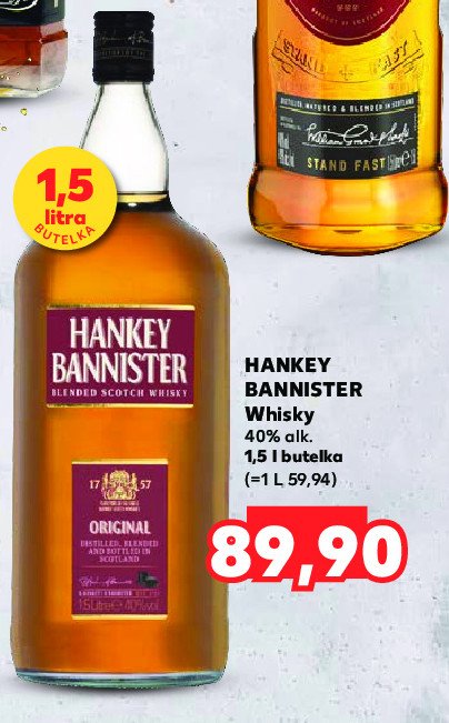 Whisky HANKEY BANNISTER promocja