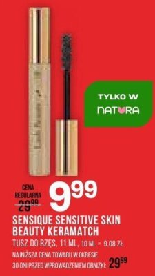 Tusz do rzęs SENSIQUE SENSITIVE SKIN BEAUTY KERAMATCH promocja w Drogerie Natura
