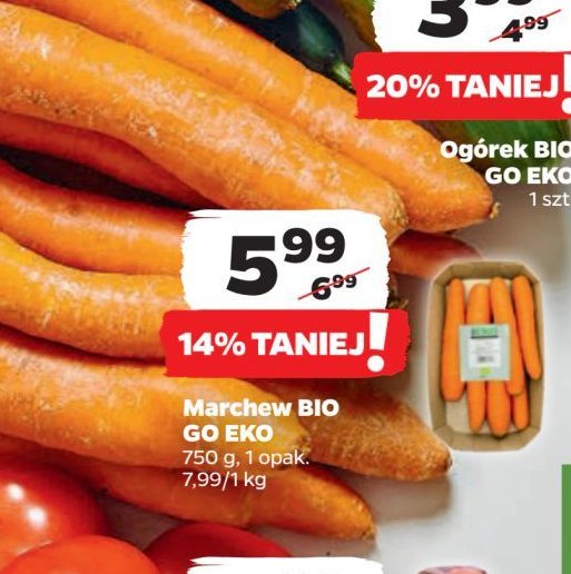 Marchew Go eko promocja w Netto