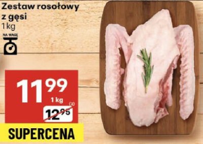 Zestaw rosołowy z gęsi promocja w Delikatesy Centrum