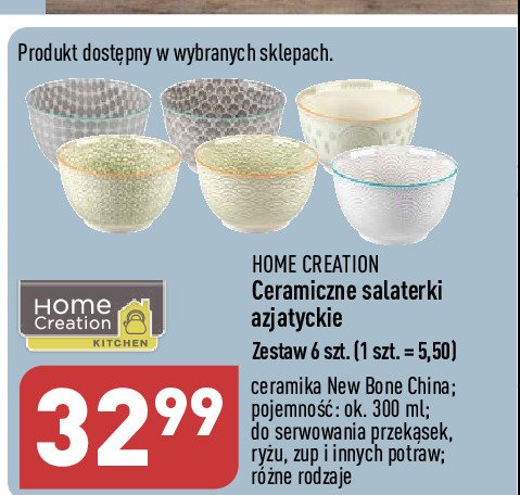 Salaterki azjatyckie Home creation promocja