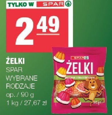 Żelki promocja w SPAR