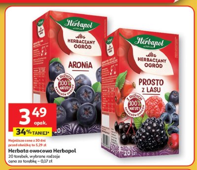 Herbata prosto z lasu Herbapol herbaciany ogr贸d promocja