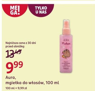Mgiełka do włosów Pusheen promocja w Rossmann