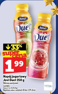 Napój jogurtowy Jovi Duet 350 g - wybrane asortymenty promocja w TOPAZ