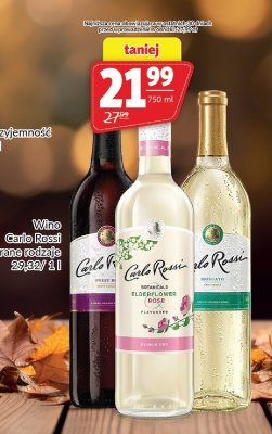 Wino Carlo Rossi wybrane rodzaje 750 ml promocja w Prim Market