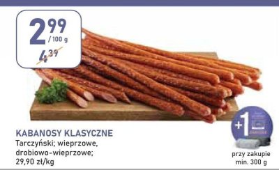 Kabanosy klasyczne Tarczyński promocja w Stokrotka