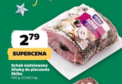 Schab nadziewany śliwką do pieczenia promocja w Netto