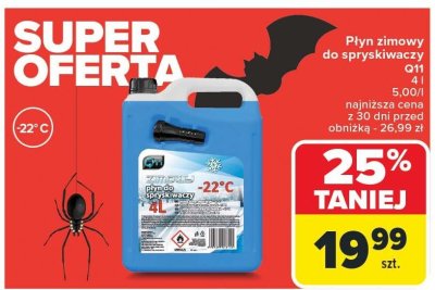 P艂yn zimowy do spryskiwaczy promocja w Carrefour