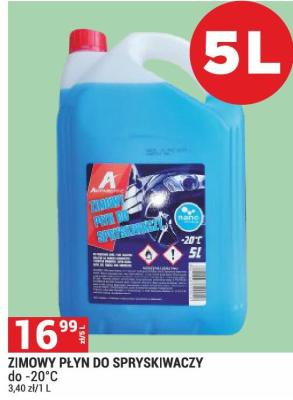 ZIMOWY PŁYN DO SPRYSKIWACZY do -20°C 5L promocja w Merkury Market