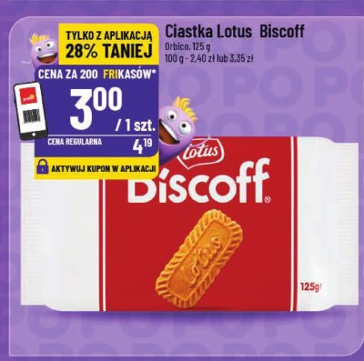 Ciastka Lotus Biscoff Lotus promocja w POLOmarket