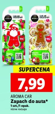Odświeżacz powietrza mikołaj Aroma car promocja
