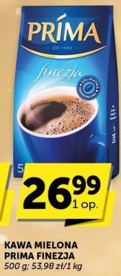 Kawa mielona Prima Finezja promocja w Groszek