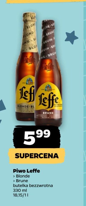 Piwo Leffe brune promocja w Netto