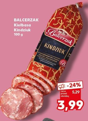 Kiełbasa kindziuk promocja w Kaufland