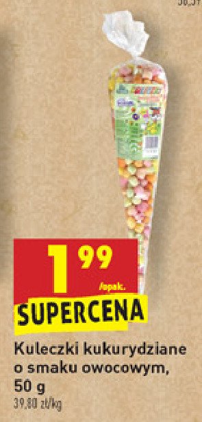 Kuleczki kukurydziane owocowe promocja