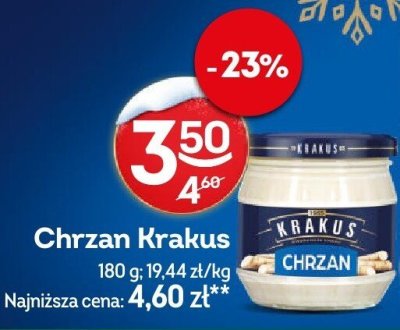Chrzan Krakus promocja w Żabka