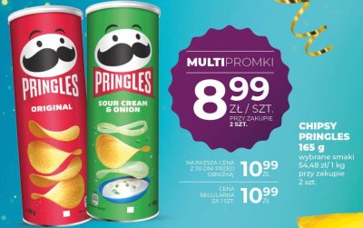 Chipsy Pringles Original 165g promocja w Duży Ben