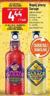 Napój piwny Garage 0,4 l promocja w POLOmarket