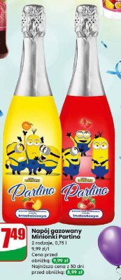 Napój gazowany Minionki brzoskwiniowy promocja w Dino