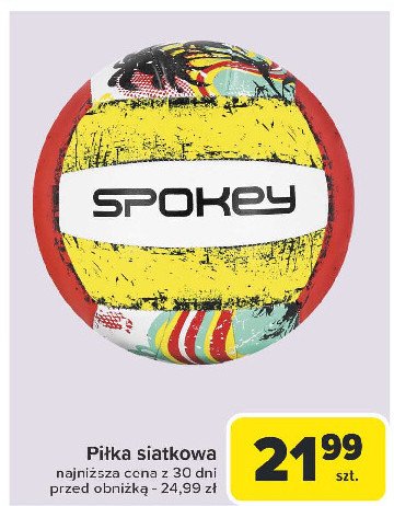 Piłka siatkowa Spokey promocja w Carrefour