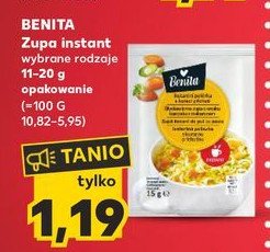 Zupa z kurczaka z makaronem BENITA promocja