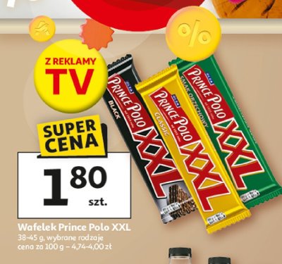 Wafelek Prince Polo XXL promocja w Auchan