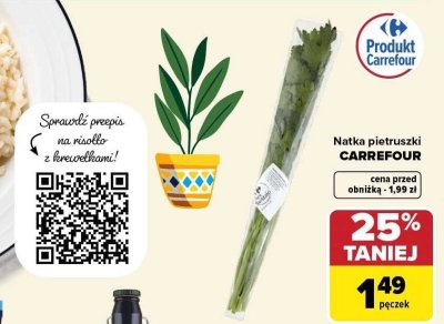 Natka pietruszki CARREFOUR promocja w Carrefour Market