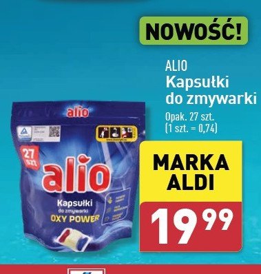 Kapsułki do zmywarki Alio promocja