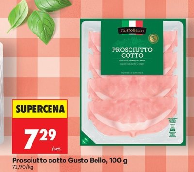 Szynka prosciutto promocja w Biedronka