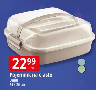 Pojemnik na ciasto Dajar promocja w Leclerc