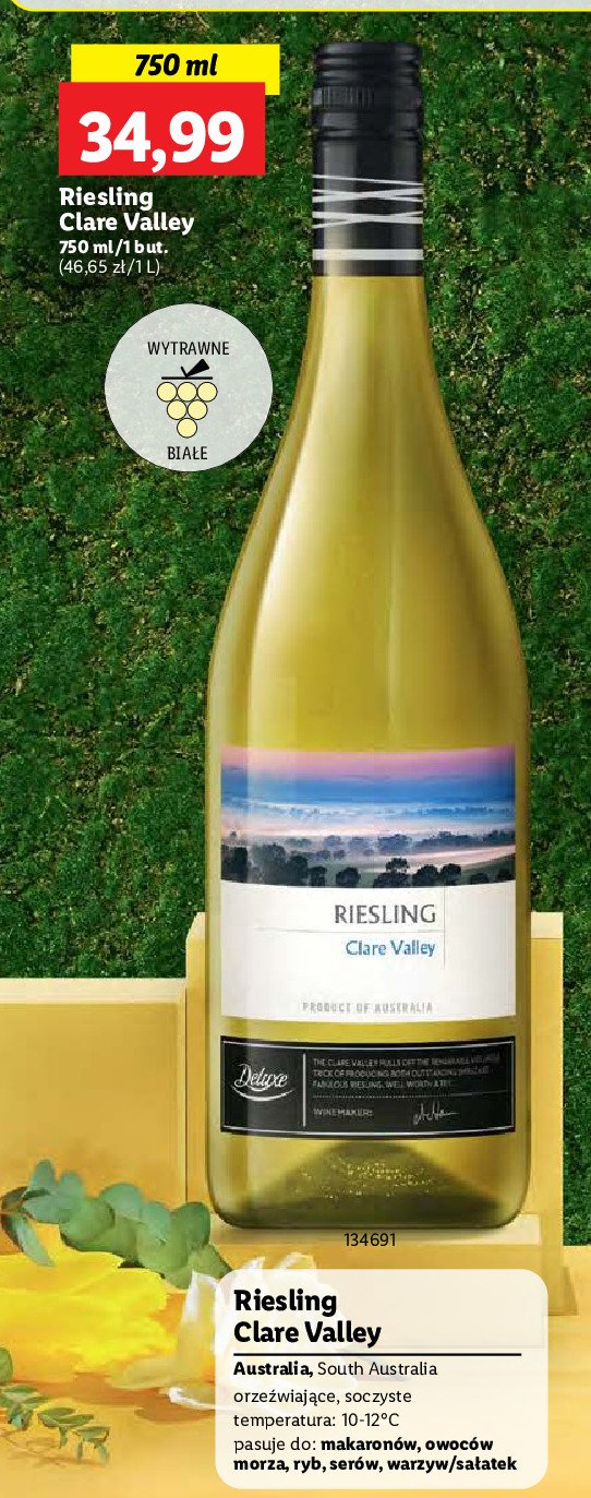 Wino Riesling clare valley australia promocja