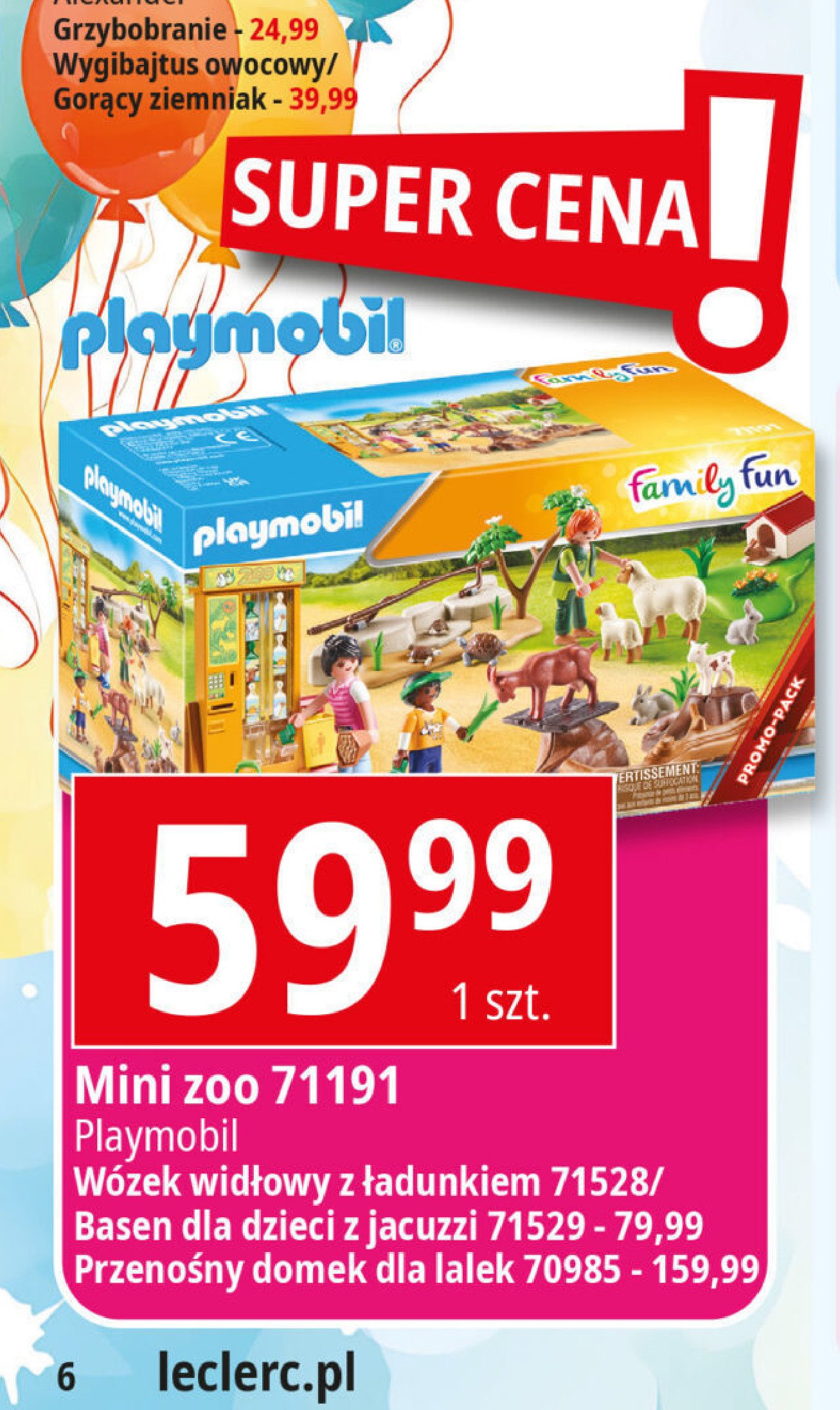 Klocki 71191 Playmobil family fun promocja