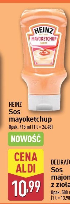 Sos mayo ketchup Heinz promocja