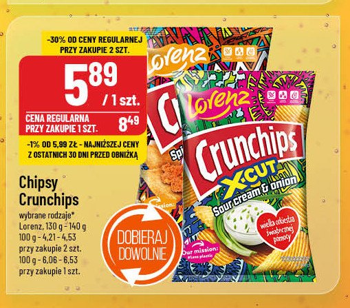 Chipsy spicy chicken wings Crunchips promocja