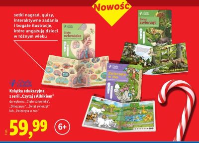 Książka edukacyjna z serii Czytaj z Albikiem promocja w Lidl