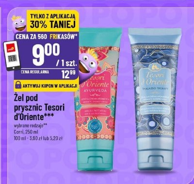 Żel pod prysznic Tesori d'Oriente promocja w POLOmarket