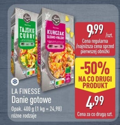 Danie gotowe La Finesse różne rodzaje promocja w Aldi