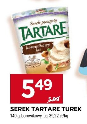 Serek Tartare Turek baranowkowy las promocja w Stokrotka