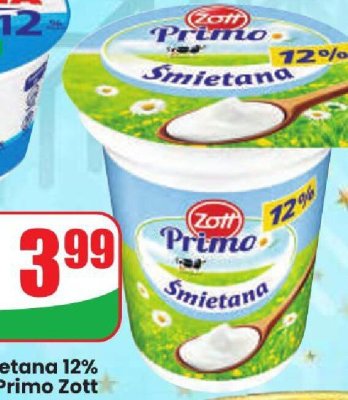 Śmietana 12% Primo promocja w Dino