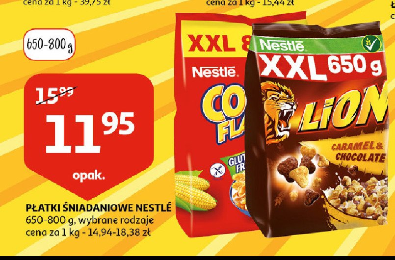Płatki śniadaniowe Nestle lion promocje