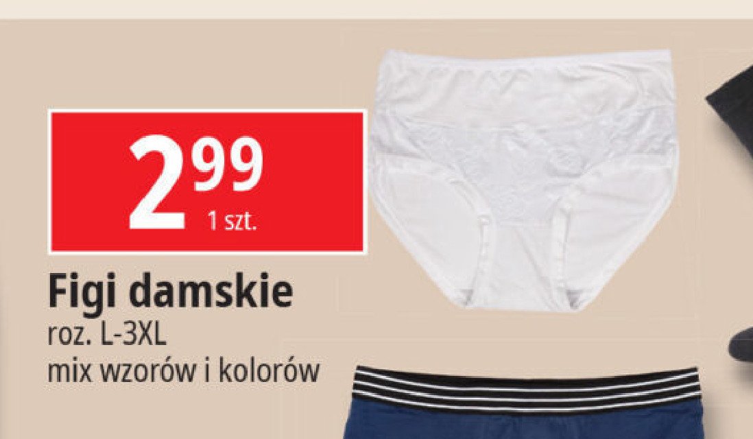 Figi damskie l-3xl promocja