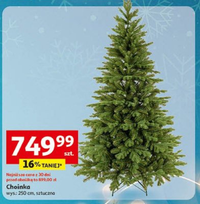 Choinka sztuczna promocja w Auchan