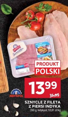 Sznycle z fileta z piersi indyka promocja w Stokrotka