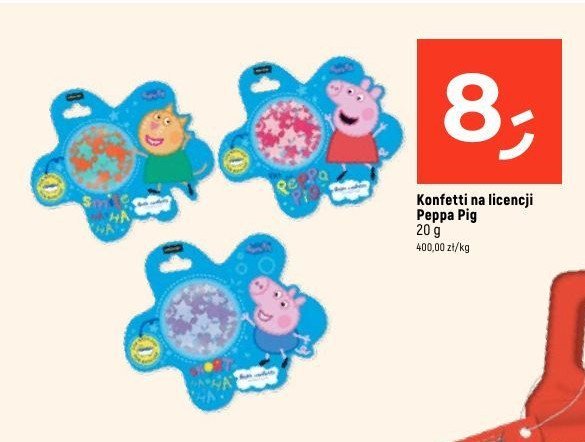 Konfetti peppa pig promocja w Dealz