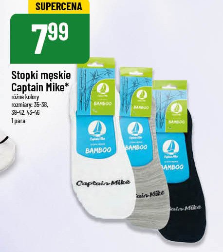 Stopki m臋skie 35-38 Captain mike promocja