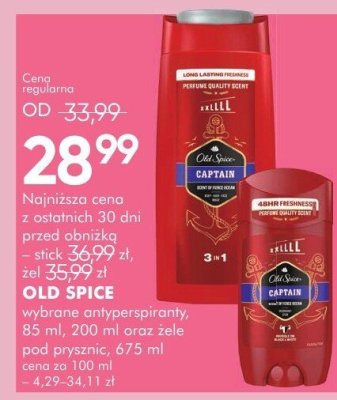 OLD SPICE wybrane antyperspiranty promocja w Super-Pharm